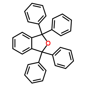 1,3-二氢-1,1,3,3-四苯基-异苯并呋喃结构式_6624-06-2结构式