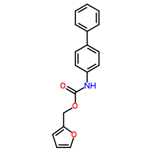 2-Furylmethyl n-(4-phenylphenyl)carbamate Structure,6624-95-9Structure