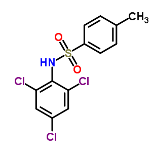 4-Methyl-n-(2,4,6-trichlorophenyl)benzenesulfonamide Structure,6625-10-1Structure