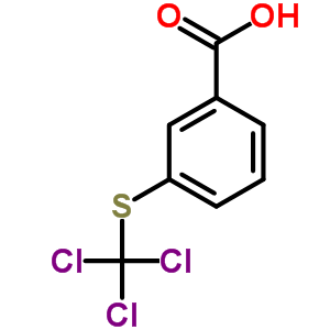 3-(Trichloromethylsulfanyl)benzoic acid Structure,6629-30-7Structure