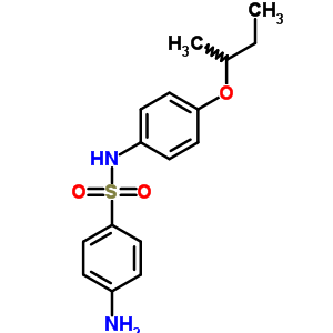 4-氨基-n-(4-丁烷-2-基氧基苯基)苯磺酰胺结构式_6637-05-4结构式