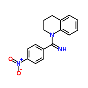 3,4-Dihydro-2h-quinolin-1-yl-(4-nitrophenyl)methanimine Structure,6637-34-9Structure