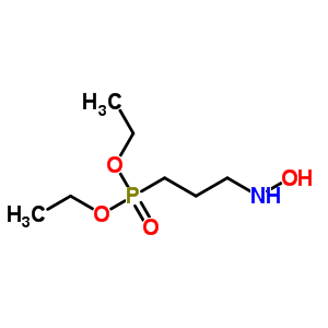 Diethyl 3-(n-hydroxyamino)propylphosphate Structure,66508-19-8Structure