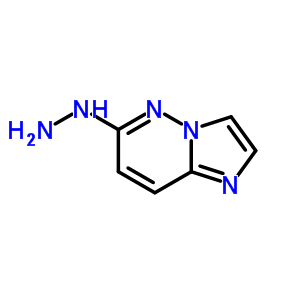 6-肼基咪唑并[1,2-b]吡嗪结构式_6653-91-4结构式