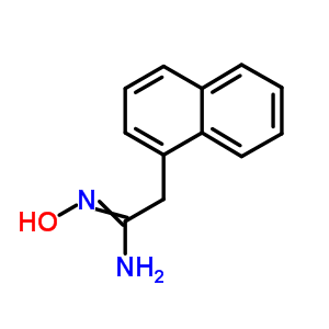 2-(萘-1-基)乙酰胺肟结构式_66611-51-6结构式