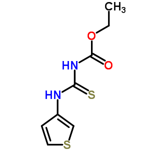 Ethyl n-(thiophen-3-ylthiocarbamoyl)carbamate Structure,66645-98-5Structure