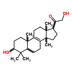 2-Hydroxy-1-(3-hydroxy-4,4,10,13,14-pentamethyl-2,3,5,6,7,11,12,15,16,17-decahydro-1h-cyclopenta[a]phenanthren-17-yl)ethanone Structure,6674-59-5Structure