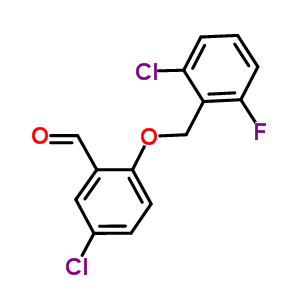 5-Chloro-2-[(2-chloro-6-fluorobenzyl)oxy]benzaldehyde Structure,667436-65-9Structure