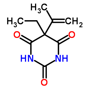 5-Ethyl-5-isopropenylbarbituric acid Structure,66968-60-3Structure