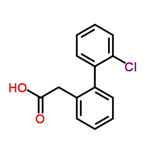 (2-Chloro-biphenyl-2-yl)-acetic acid Structure,669713-77-3Structure