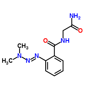 Benzamide, n-(2-amino-2-oxoethyl)-2-(3,3-dimethyl-1-triazenyl)- Structure,66974-91-2Structure