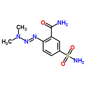 Benzamide, 5-(aminosulfonyl)-2-(3,3-dimethyl-1-triazenyl)- Structure,66974-93-4Structure