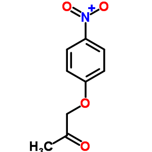 1-(4-硝基苯氧基)-2-丙酮结构式_6698-72-2结构式