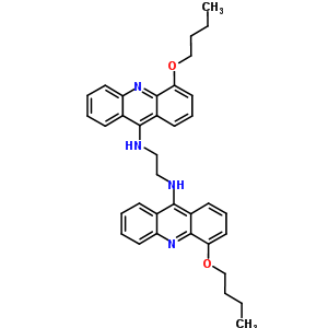 N,n-bis(4-butoxyacridin-9-yl)ethane-1,2-diamine Structure,67003-25-2Structure