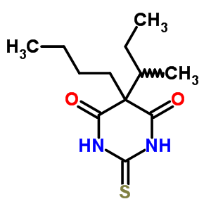 5-Butyl-5-sec-butyl-2-thiobarbituric acid Structure,67050-21-9Structure