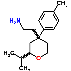 2-(2-Isopropyl-4-p-tolyl-tetrahydro-pyran-4-yl)-ethylamine Structure,672266-20-5Structure