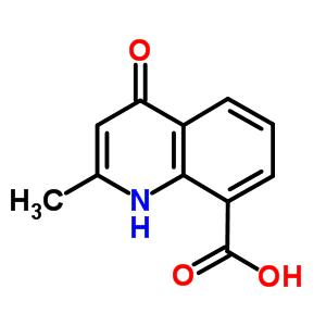 4-Hydroxy-2-methylquinoline-8-carboxylic acid Structure,672280-74-9Structure