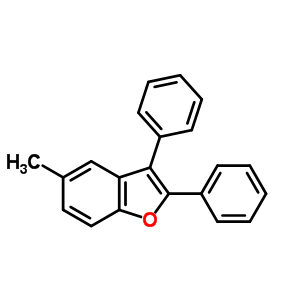 Benzofuran,5-methyl-2,3-diphenyl- Structure,6723-06-4Structure