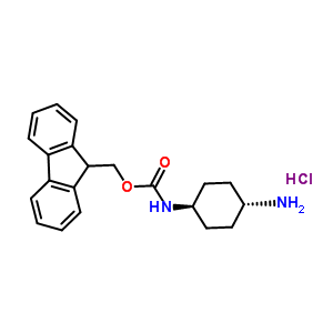 Trans-n-fmoc-1,4-cyclohexanediamine hydrochloride Structure,672310-17-7Structure