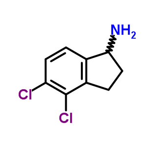 4,5-Dichloro-2,3-dihydro-1h-inden-1-amine Structure,67236-34-4Structure