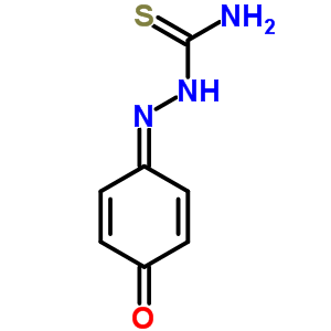 Hydrazinecarbothioamide,2-(4-oxo-2,5-cyclohexadien-1-ylidene)- Structure,67381-65-1Structure