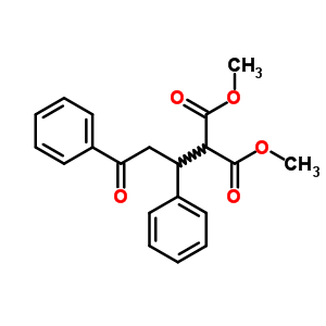 2-(3-氧代-1,3-二苯基丙基)-丙二酸 1,3-二甲酯结构式_67488-98-6结构式