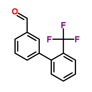 2-Trifluoromethylbiphenyl-3-carbaldehyde Structure,675596-31-3Structure