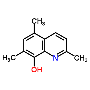 2,5,7-Trimethyl-8-quinolinol Structure,6759-80-4Structure