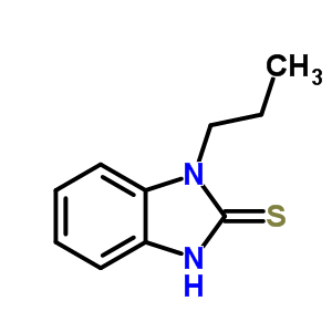 2H-benzimidazole-2-thione,1,3-dihydro-1-propyl-(9ci) Structure,67624-25-3Structure