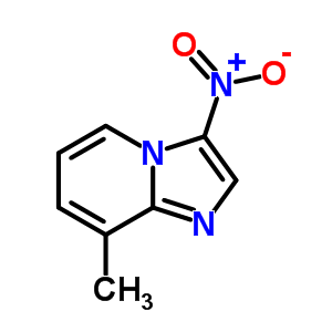 Imidazo[1,2-a]pyridine, 8-methyl-3-nitro- Structure,67625-32-5Structure