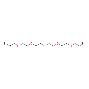 3,6,9,12,15-Pentaoxaheptadecane-1,17-diyl Bis-bromide Structure,67705-77-5Structure