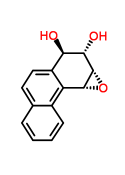 1,2-Dihydroxy-3,4-epoxy-1,2,3,4-tetrahydrophenanthrene Structure,67737-62-6Structure