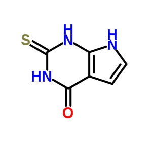 2-Mercapto-7h-pyrrolo[2,3-d]pyrimidin-4-ol Structure,67831-84-9Structure