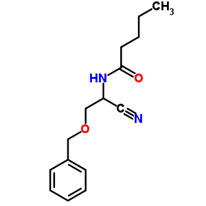 N-[2-(benzyloxy)-1-cyanoethyl]pentanamide Structure,679412-75-0Structure