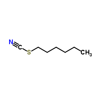 1-硫代氰基己烷结构式_6803-40-3结构式