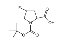 1,2-Pyrrolidinedicarboxylic acid, 4-fluoro-, 1-(1,1-dimethylethyl) ester, (2R,4S)- Structure,681128-50-7Structure