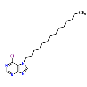 6-Chloro-7-tetradecyl-purine Structure,68180-23-4Structure