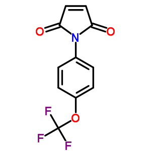 1-[4-(Trifluoromethoxy)phenyl]-1h-pyrrole-2,5-dione Structure,68255-58-3Structure