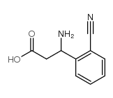 Dl-3-amino-3-(2-cyano-phenyl)-propionic acid Structure,682804-19-9Structure