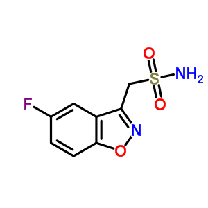 5-Fluoro-3-sulfamoylmethyl-1,2-benzisoxazole Structure,68291-99-6Structure