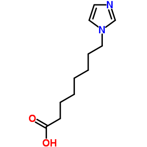 1-(7-羧基庚基)咪唑结构式_68887-68-3结构式