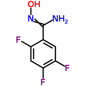 2,4,5-Trifluoro-n-hydroxybenzenecarboximidamide Structure,690632-34-9Structure