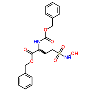 Benzyl 4-(hydroxysulfamoyl)-2-phenylmethoxycarbonylamino-butanoate Structure,69164-72-3Structure