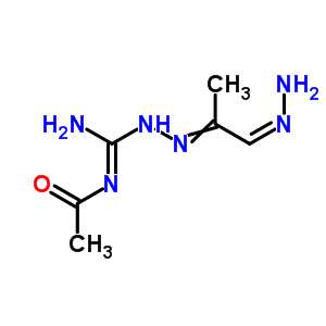 N-[amino-[2-[(1e)-1-hydrazinylidenepropan-2-ylidene]hydrazinyl]methylidene]acetamide Structure,692-77-3Structure