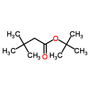 3,3-二甲基丁酸叔丁酯结构式_69341-75-9结构式