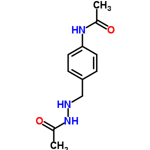 Hydrazine, 1-(p-acetamidobenzyl)-2-acetyl- Structure,69352-44-9Structure