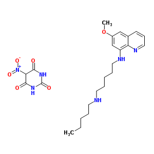 N-(6-methoxyquinolin-8-yl)-n-pentyl-pentane-1,5-diamine Structure,6938-62-1Structure