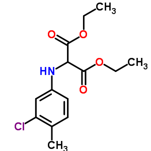 Diethyl 2-[(3-chloro-4-methyl-phenyl)amino]propanedioate Structure,6939-58-8Structure