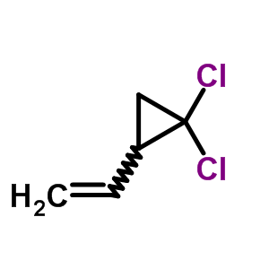 Cyclopropane, 1,1-dichloro-2-ethenyl- Structure,694-33-7Structure