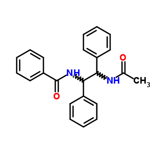 Benzamide,n-[2-(acetylamino)-1,2-diphenylethyl]- Structure,6944-06-5Structure